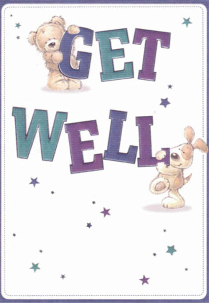 Drawing on the good-natured, comforting spirit of South Hornchurch, this illustrated card offers gentle assurance to anyone on the mend. A cozy bear and a playful puppy, depicted with downy fur and soulful eyes, are surrounded by a scatter of starlike blooms in soothing violets and aquas, as if releasing blessings with every twinkle. The confidence in the typography-layered shades of purple and teal-grounds the playful composition while embedding a sense of steadfast encouragement. Against a luminous white background, the characters' interactions are evocative of a neighbourly exchange in the local shops or the peaceful energy found in South Hornchurch's green spaces. The tactile quality leaps off the page, echoing the sensation of a comforting hand or the soft petals of a freshly picked bouquet. Each detail-whether the whimsical tilt of a letter or the careful shading of a furry paw-reminds one of the personal touch that goes into every arrangement at a local florist. Designed to uplift and reassure, this card is both emotionally resonant and visually inviting, a celebration of community care softly rendered in ink and hope.